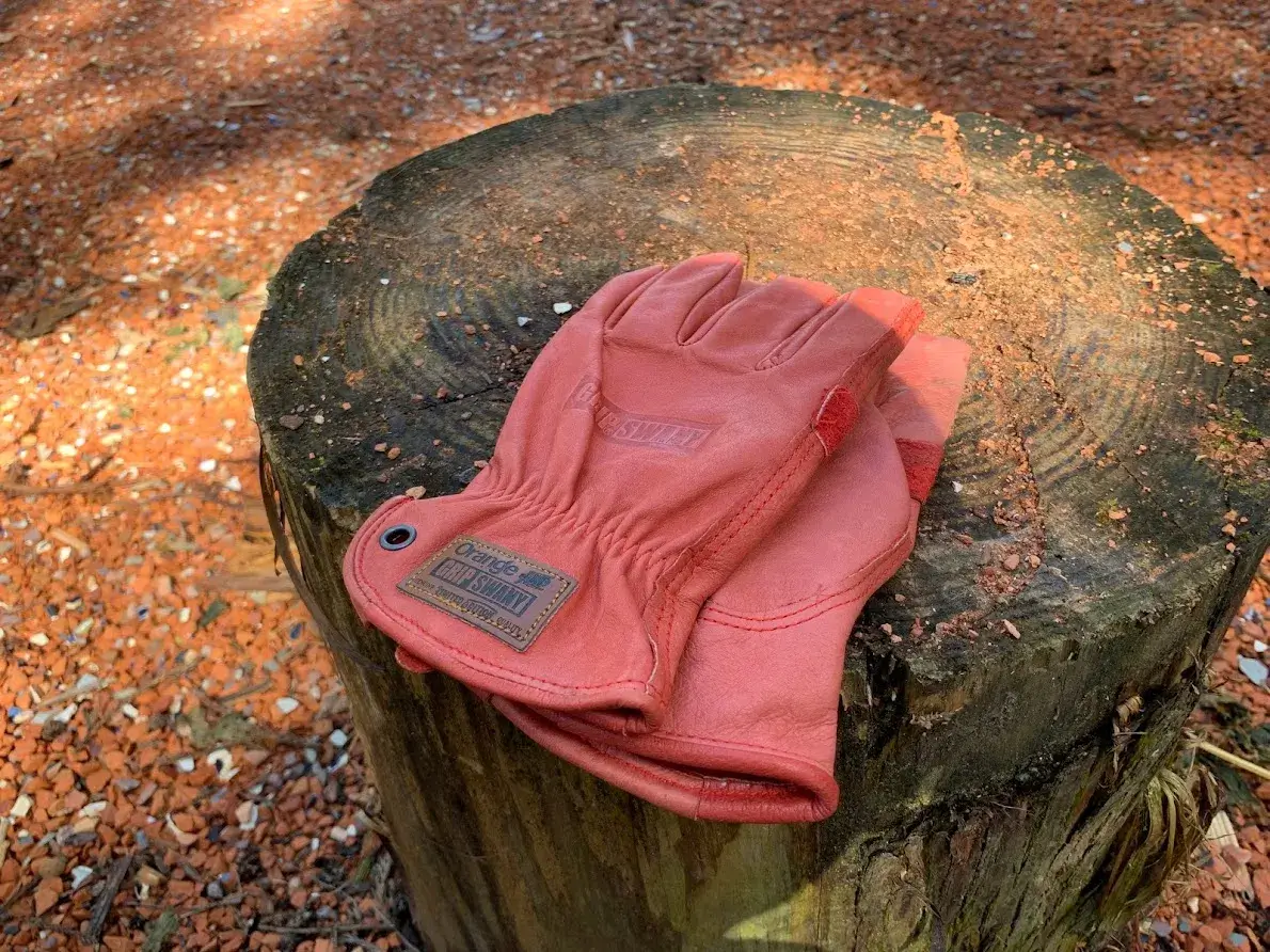 GRIP SWANY グリップスワニー×Orange 別注 COWHIDE CAMP GLOVES カウハイドキャンプグローブ G-70 見た目