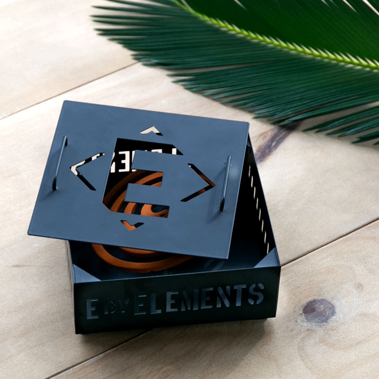 ELENENTS(エレメンツ) 蚊取り線香入れ ミリタリー風
