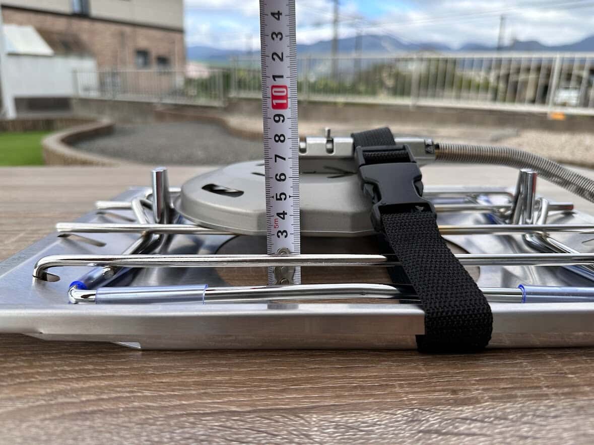 フラットバーナー 収納 8cm