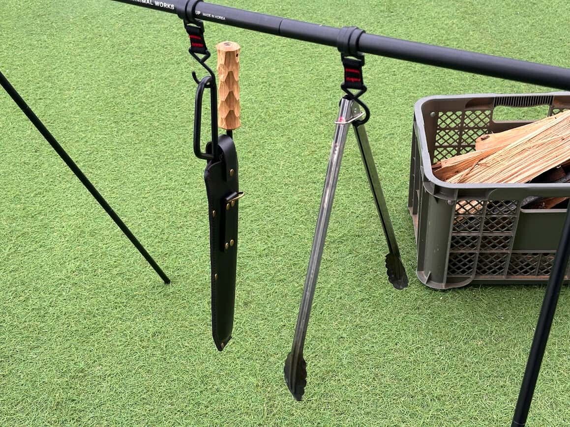 ヴェントラクス　焚き火トング　カスタムグリップ付 TAKIBI TONGS – VENTLAX